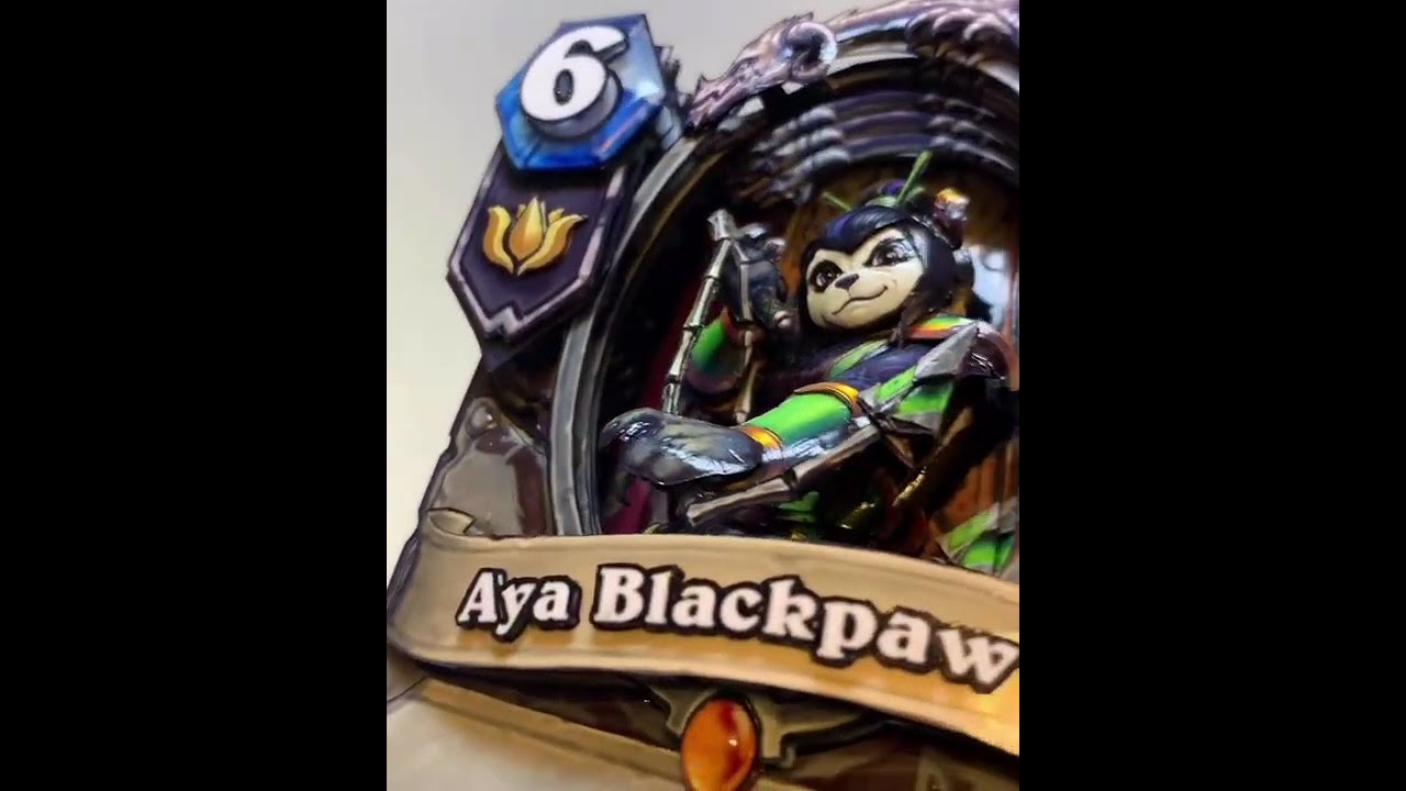 No.37 Aya Blackpaw / Hearthstone / February 2020