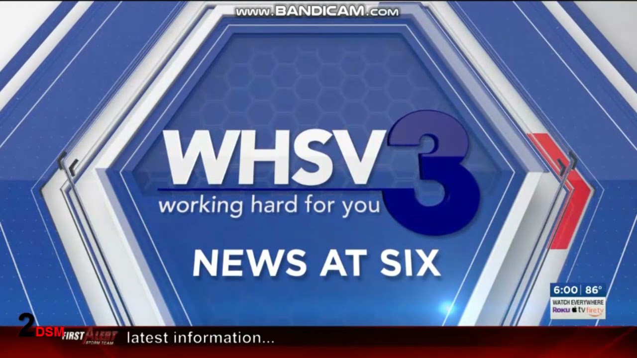 WHSV: WHSV NEWS AT 6PM OPEN & TALENT BUMPER (06-14-2021)