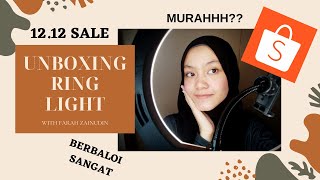 HAUL#2 SHOPEE HAUL | RING LIGHT MURAH RM20!