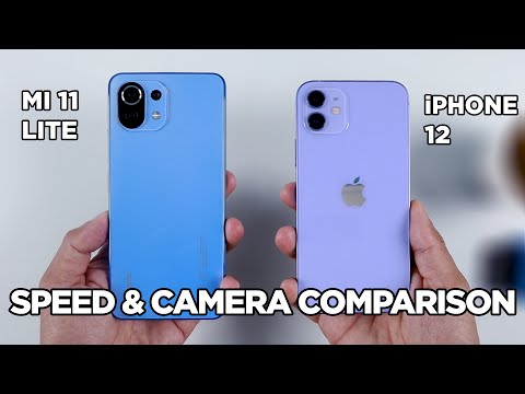 Mi 11 Lite vs iPhone 12 SPEED TEST & CAMERA Comparison | Zeibiz - YouTube