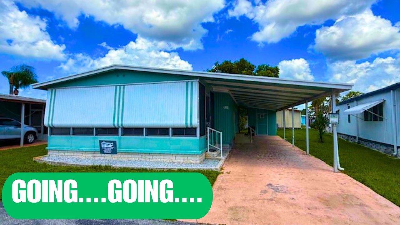 DEAL TIME! This Florida Mobile Home Won't Last Long! - YouTube