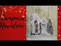COMO HACER HERMOSA LAMPARA NAVIDEÑA/LINTERNA NAVIDEÑA #navidad #decoracion #lampara #diy #christmas