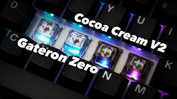 Yunzii AL80 - Cocoa Cream V2 vs Gateron Zero Linear | Sound Comparison and Review