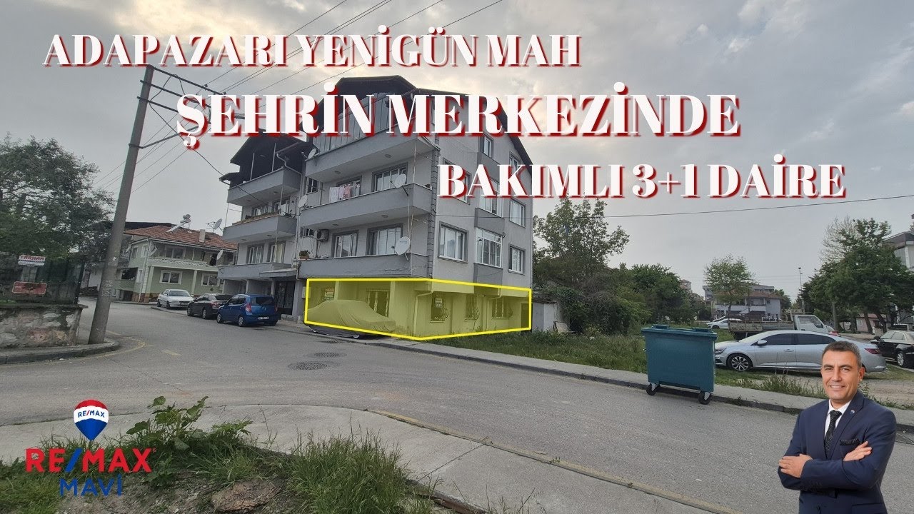 ADAPAZARI SATILIK 3+1 DAİRE | SAKARYA SATILIK 3+1 DAİRE | ŞEHRİN MERKEZİNDE SATILIK DAİRE | EV TURU