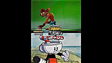 Crash Bandicoot vs Cuphead: Big 3 of Platformers vs Big 3 of Indie Cross Part 1