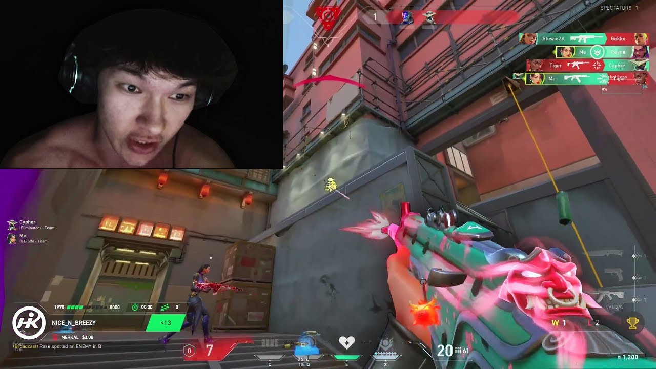 When VALORANT PROS spectate 5..