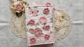 Journal Swap with Clara | Pink Shabby Chic Keepsake Journal flip through