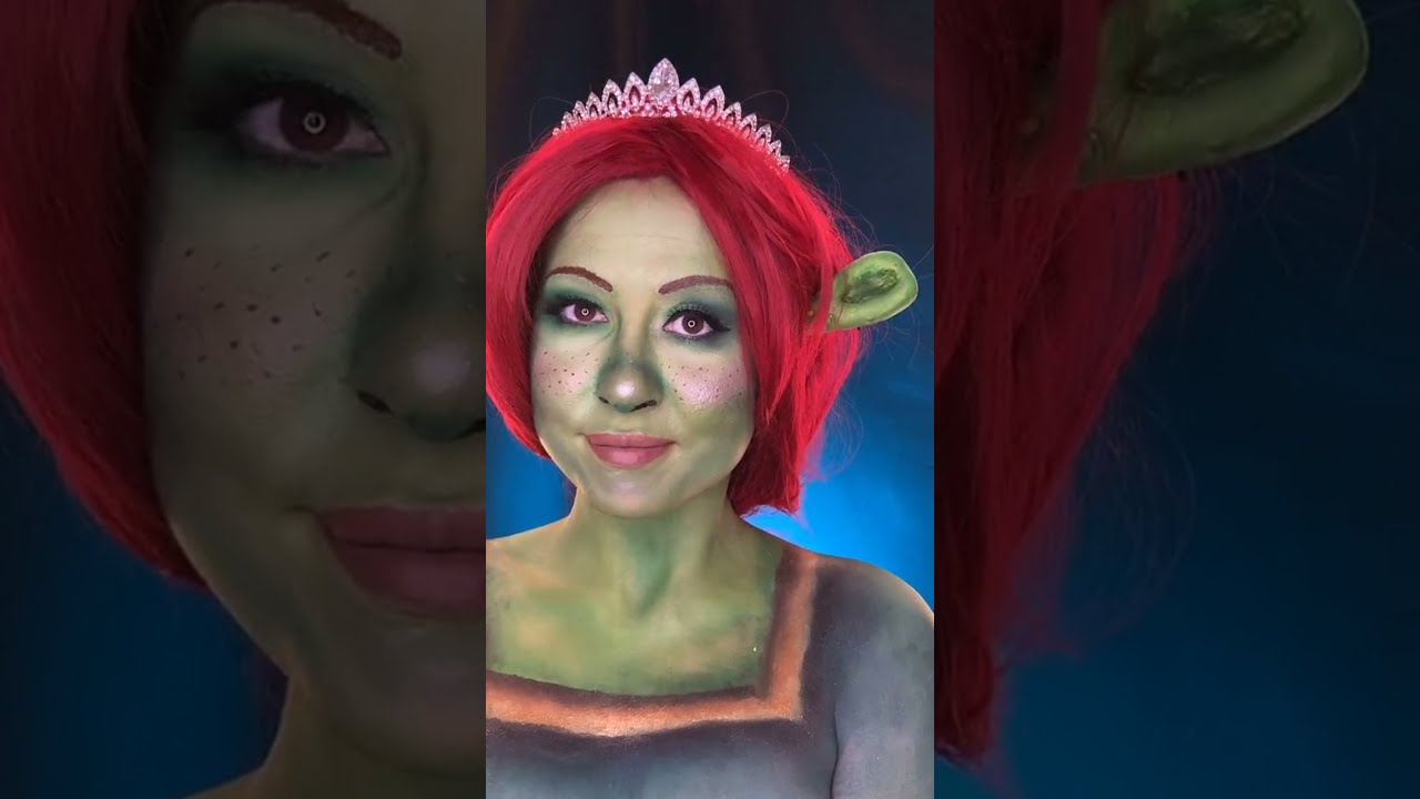 Fiona🐸👑 #Shrek #fiona #princessfiona  #shrek #makeup #princess #dreamworks #love #lovestory