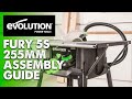 Evolution Fury5-S 255mm table saw: Assembly guide