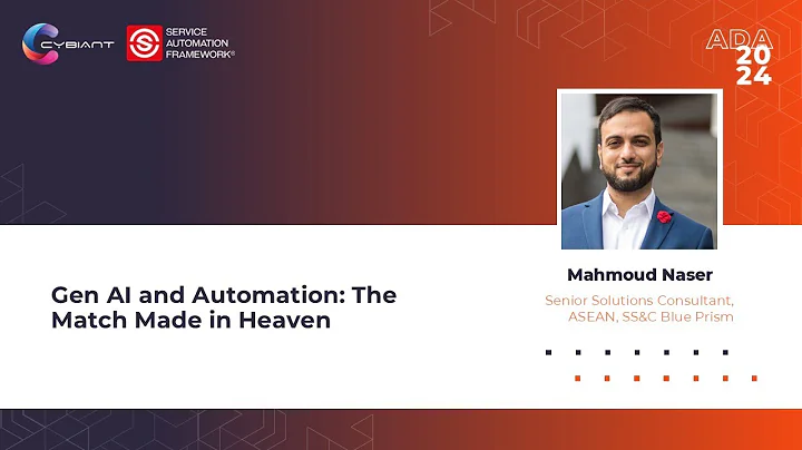 Mahmoud Naser | Gen AI and Automation: The Match Made in Heaven | ADA2024