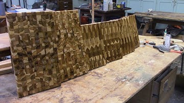 362 Teak cutting boards with new glue up discovery