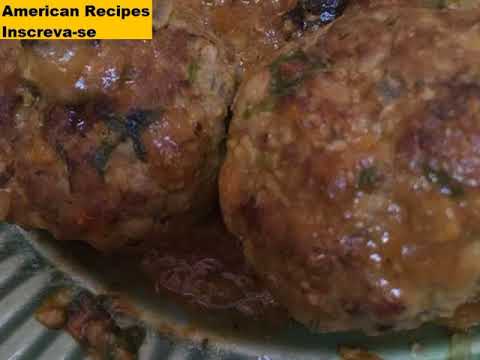 RECEITA ALMÔNDEGAS FIT