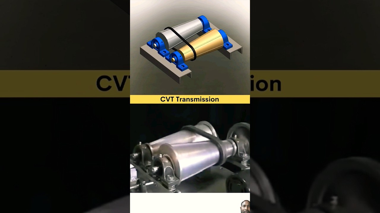 How Does a CVT Transmission Work? Animation in 