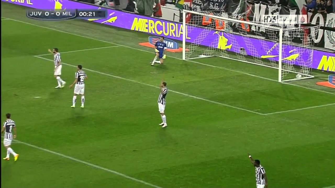 Juventus 3-2 Milan 2013-2014 | Muntari for 0-1