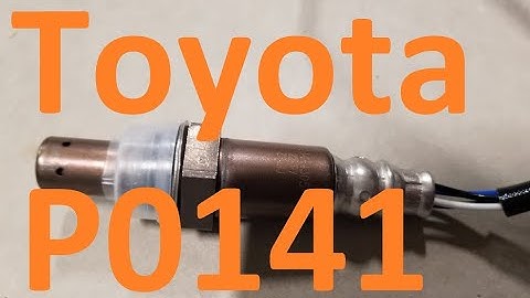 Causes and Fixes Toyota P0141 Code: O2 Sensor Heater Circuit Malfunction (Bank 1, Sensor 2)