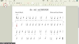 Noteflight - Melody Rough Draft