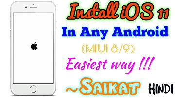 Easyest Way || Get iPhone X look || Install iOS 11 in Android/ MIUI || HINDI