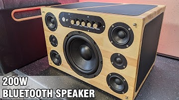 DIY Bluetooth Speaker (200w 2.1 system)