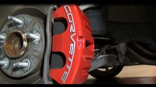 TUTORIAL - How To Paint Brake Calipers DIY How To Car Truck Mods Do It Yourself by MatTime Wrestling 7,639 views 7 years ago 3 minutes, 26 seconds