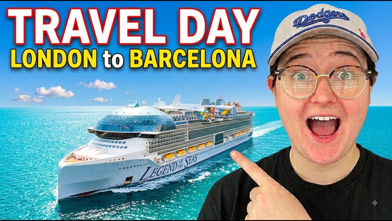 Barcelona Travel Day | Getting Ready to Board Legend of the Seas