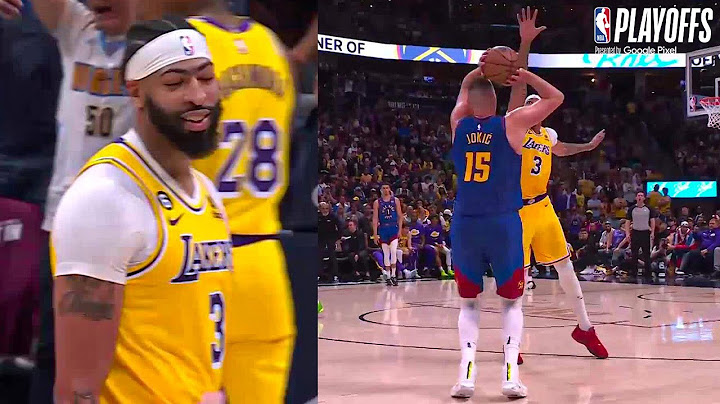 Even Anthony Davis Couldn't Believe This Nikola Jokic Shot!