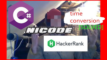 Hacker Rank C# Challenge: Time Conversion