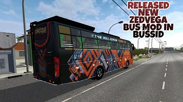 New Zedvega Bus Mod In Bus Simulator Indonesia - Bussid Bus Mod - Bussid Car Mod - Bussid New Mods