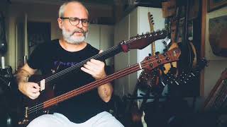 Salih Korkut Peker - Hicaz on Double Neck (Fretless guitar, çağlama) Resimi