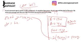 19th May - One Question every Day Series. Cat 2024 & 2025 Preparation. CAT 2017 QA Question Solved