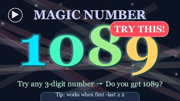 The Amazing 1089 Math Trick Explained Step by Step!
