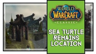 Washed Ashore Quest Sea Turtle Remains World Of Warcraft Clic