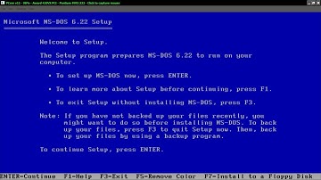 PCem Tutorial - Download & Install MS-DOS 6.22