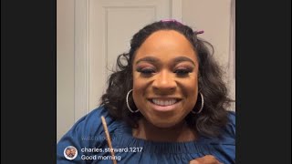 Kierra Sheard-Kelly GRWM chitchat|| ig live 💄