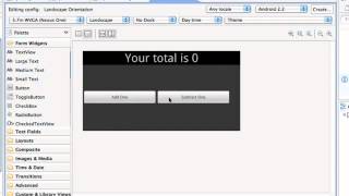 Android Application Development   59   Altered Landscape Layout