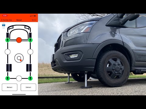 Installing European Auto-Leveling Jacks on our Ford Transit RV!  – HPC Hydraulics
