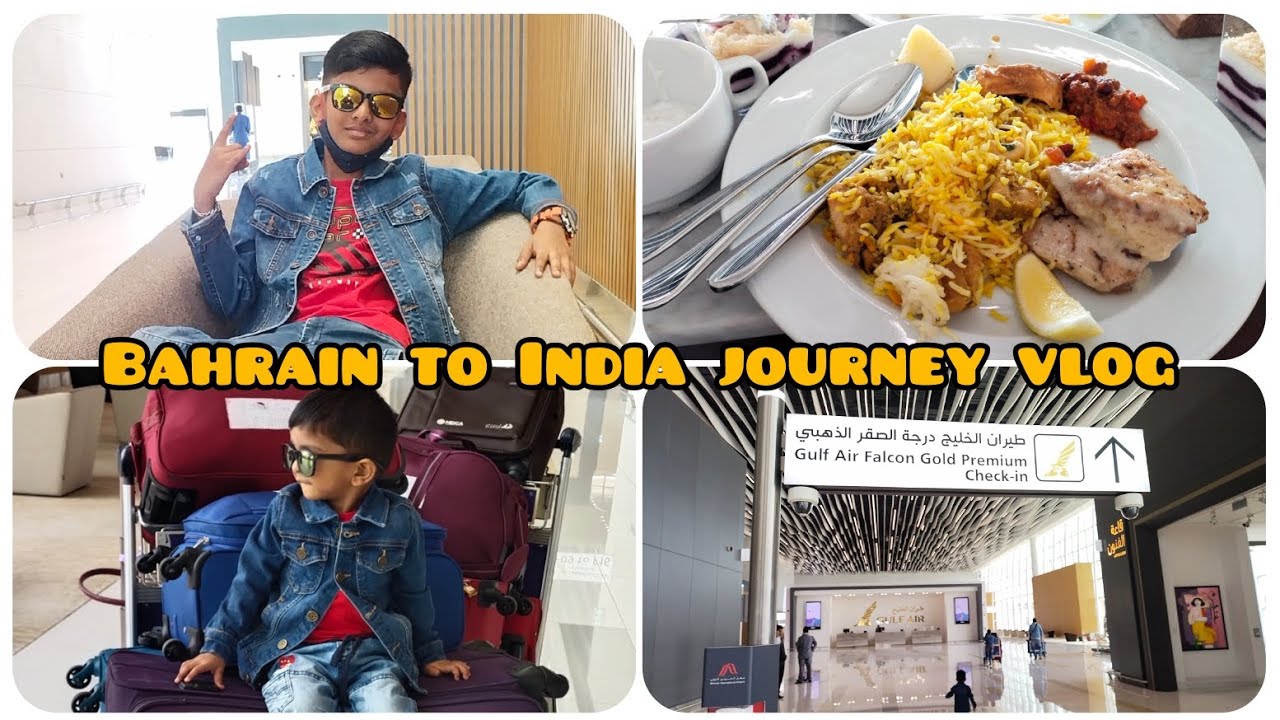 Bahrain To India flight journey vlog l Summer vacation l Gulf Air l Mumbai Airport l
