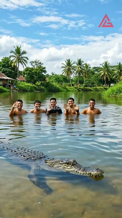 Buaya Berenang