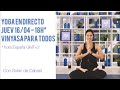 Yoga en casa en directo | Vinyasa yoga para todos los niveles (16/04/20)