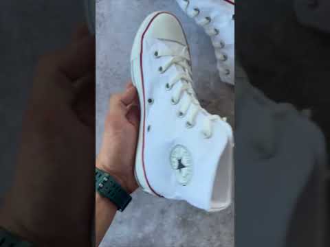 Кеди Converse високі білі Chuck Тaylor All Star кеди Converse конверс жіночі, видео 1