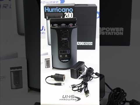 How It Works! TOPDON Hurricano200 - Portable Lithium Power Station