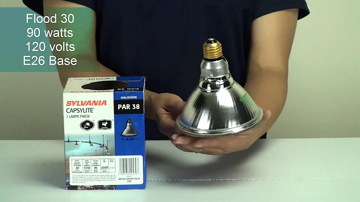 BulbAmerica.com Reviews the Osram Sylvania PAR38 FL30 E26 Halogen Light Bulb