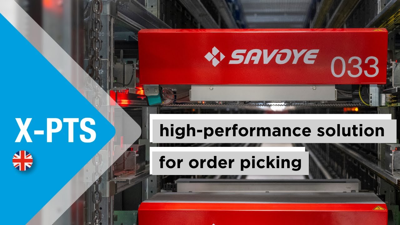 SAVOYE X-PTS: high-performance solution for order picking - YouTube