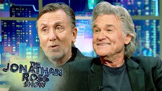 Kurt Russell &amp; Tim Roth on The Hateful Eight Guitar Smash | Jonathan Ross Show