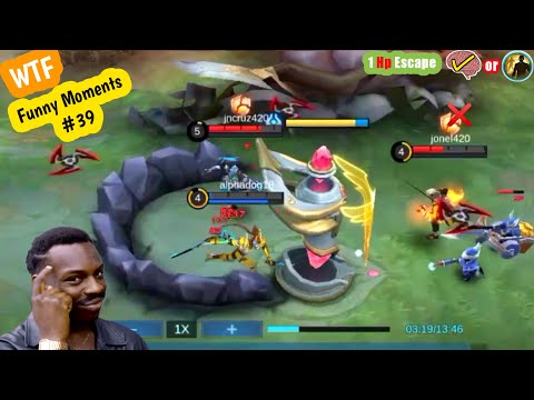 WTF Funny Moments Episode #39  Mobile Legends WTF