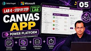Lab 4: Canvas app: Raise a Request | PL-900 Power Platform Step by Step