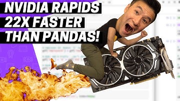 Nvidia Rapids Dask CUDA Dataframes - 22x faster than Pandas!