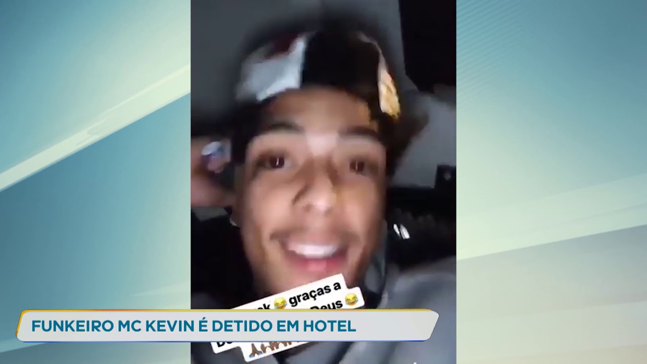 MC Kevin é preso por uso de drogas em BH e faz vídeo rindo em viatura