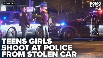 Multiple teenagers arrested after speeding down Seattle highway in stolen SUV, shooting at police