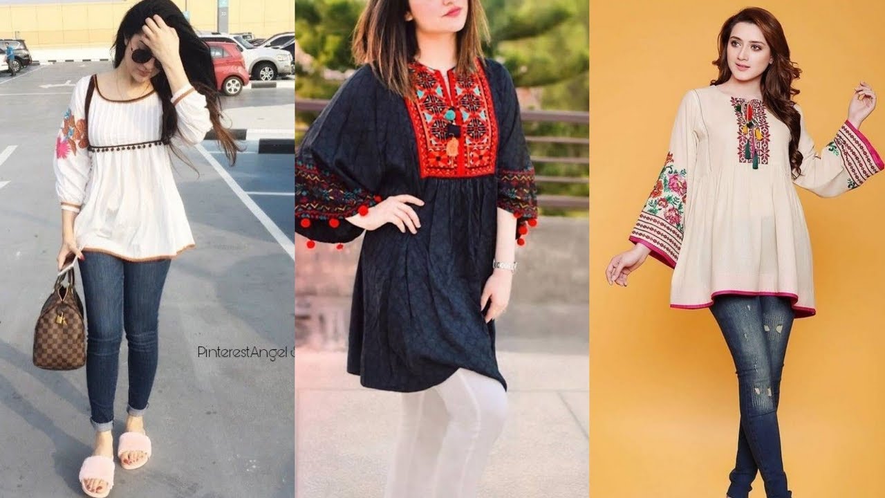 Latest Indian Tops | Fashion blouse design, Kurta designs women, Cotton  tops designs
