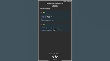 Node.js Interview Question: Module #nodejs #nodejstutorial #javascriptinterview #javascript